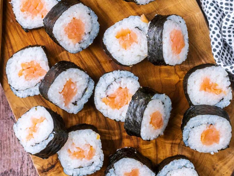 Salmon sushi