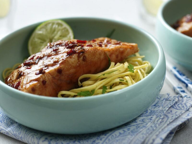 Teriyaki salmon